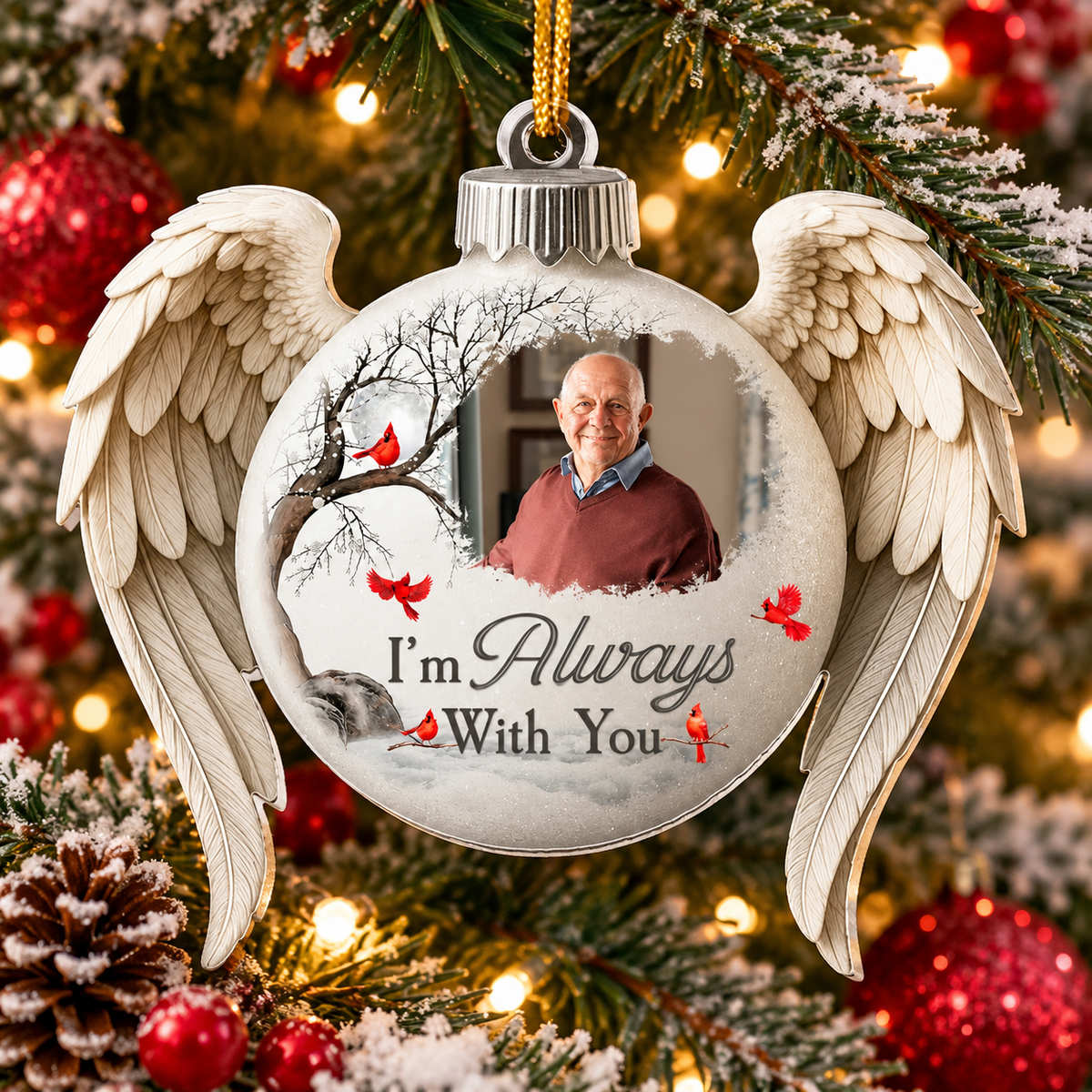 Memorial Christmas Ornament I'm Always With You - Personalized Acrylic Photo Ornament 0a917f03-263d-4f46-acd5-58bf750cf568-mk.png