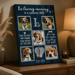 Pet Memorial Photo Collage Canvas – In Loving Memory (Name & Dates) - Personalized Canvas 0a952d04-06d2-485e-bf3f-f3d3c22483e0.jpg