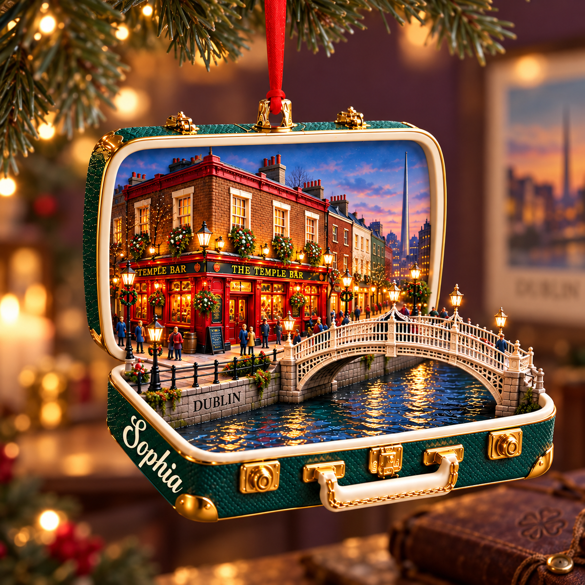 Personalized 3D Temple Bar Suitcase Christmas Ornament – Dublin Ireland Travel Souvenir & Gift for Dublin Lovers 0aadfaaa-eb65-4e61-9047-69df1ded92a9-Emerald-Dublin-Christmas-ornament-1.png