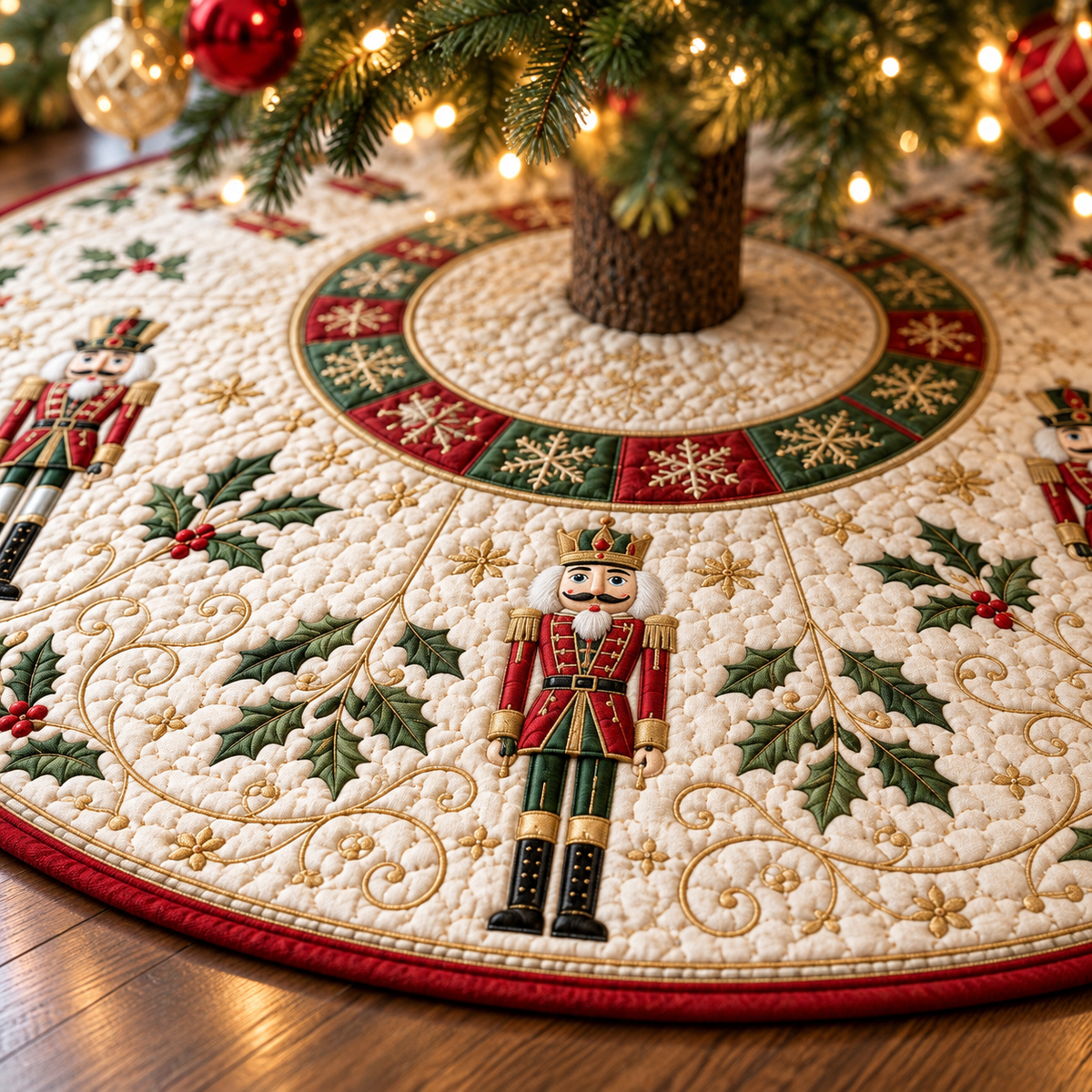Vintage Nutcracker Christmas Tree Skirt, Quilted Holiday Tree Cover, Xmas Gift For Family 0ae98e8c-1634-4c2e-a5d7-22d3b490fbf1-V-y-c-y-th-ng-th-u-l-nh-Nutcracker-3.png