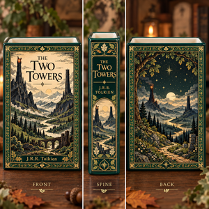 The Two Towers Book Style Ceramic Book Vase – Tolkien Inspired Flower Vase, Fantasy Bookshelf Decor 0affedb6-d561-4b4f-926e-f5ba0090de6a-the-two-towes.png