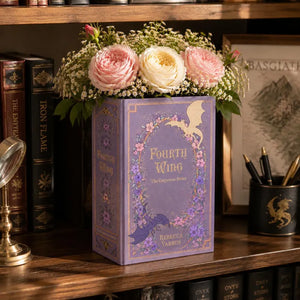F-Wing Book Vase, The Empyrean Series Ceramic Flower Vase, Dragon Theme Book Vase, Home Library Decor, Gift for Reader 0b0aae62-4b56-4be0-a8fb-cc50c6292a47-f-12-.webp