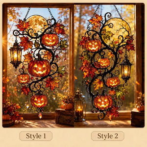 Halloween Pumpkin Acrylic Suncatcher, Faux Stained Glass Pumpkin Window Hanging, Autumn Window Decor, Moon Pumpkin SunCatcher,Halloween Gift 0b0dcdd6-b5d5-4fde-a47a-b1ddc2147391-nb-1-.webp