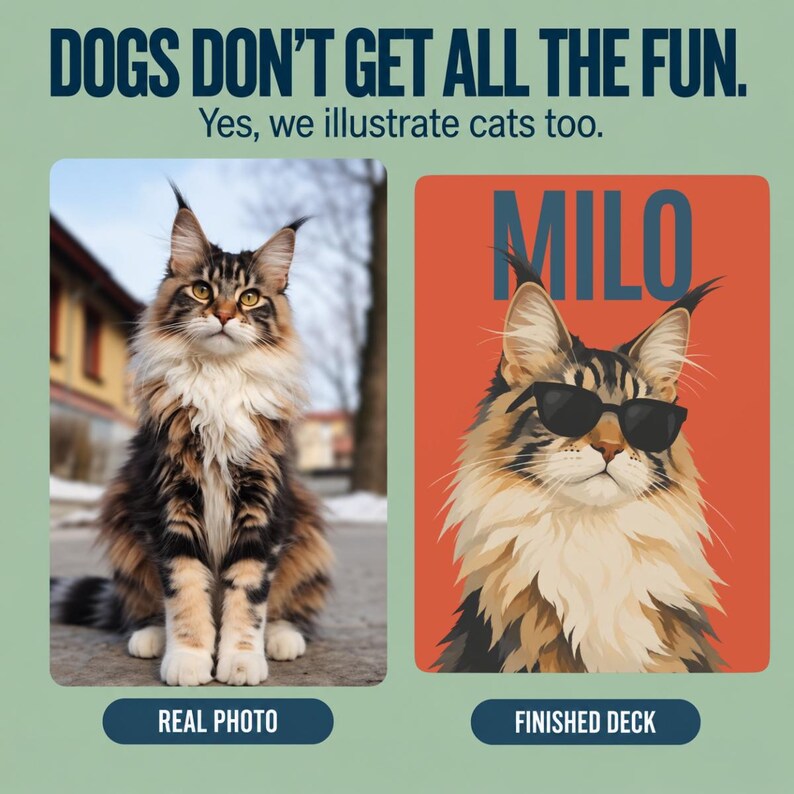 Custom Pet Playing Cards, Personalized Card Deck Dog Portrait Cat Illustration Gift Unique - Memorial Gift For Pet Owner, Pet Lovers 0b278d85-e4cc-4f66-bf29-48686982fdcf-il_794xN.8553954389_8he7.jpg