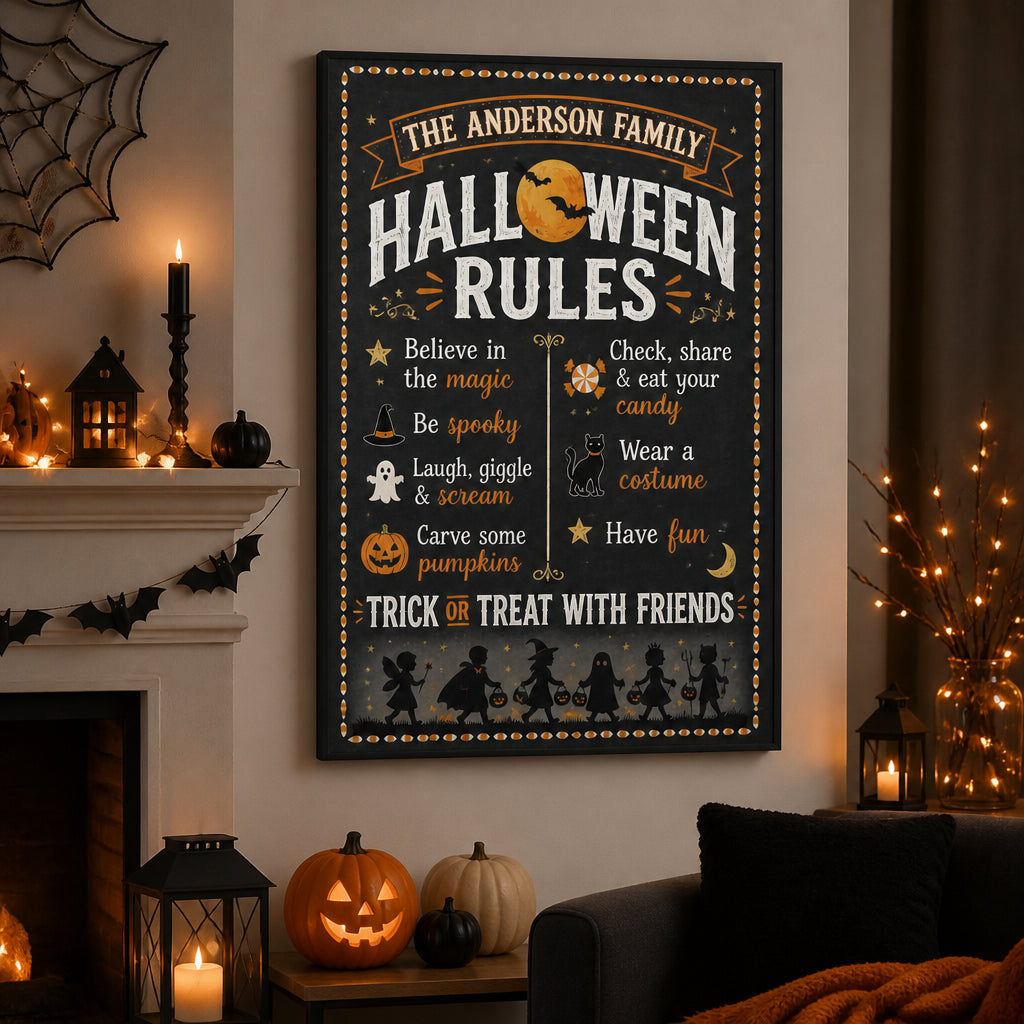 Personalized Family Halloween Rules Canvas - Personalized Canvas 0b2aeb56-6a85-4897-a93a-7438fe7def1e.jpg