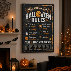 Personalized Family Halloween Rules Canvas - Personalized Canvas 0b2aeb56-6a85-4897-a93a-7438fe7def1e.jpg