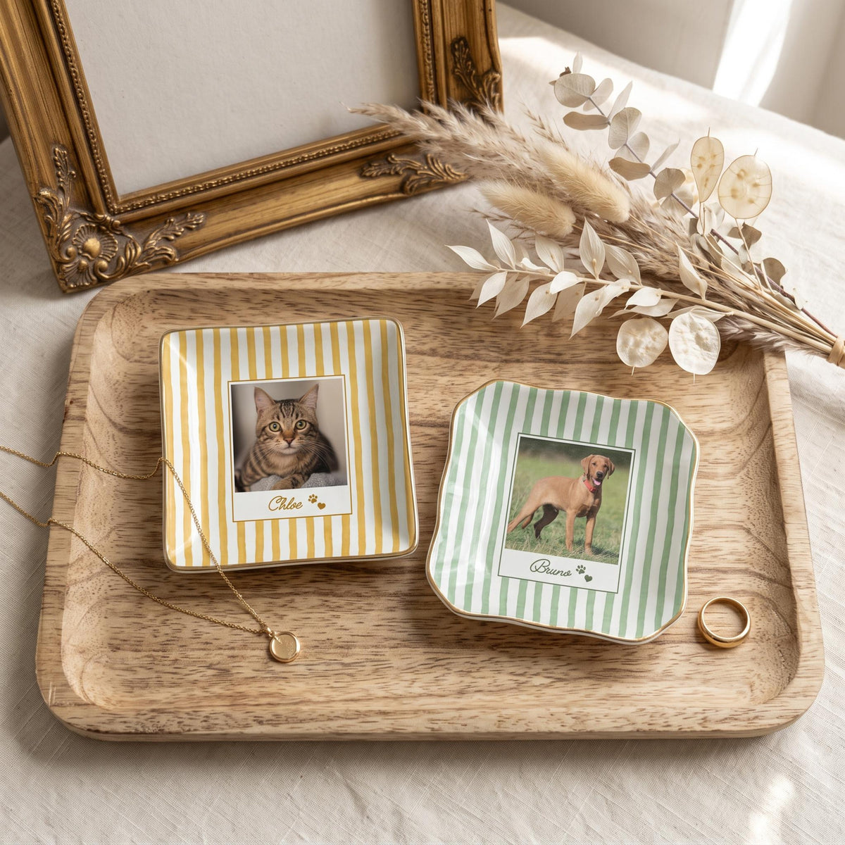 Custom Pet Photo Ceramic Jewelry Tray, Personalized Dog Cat Portrait Ring Holder, Ring Dish 0b2cffa3-c18e-49ea-aa72-b607277d2d1d-5.jpg