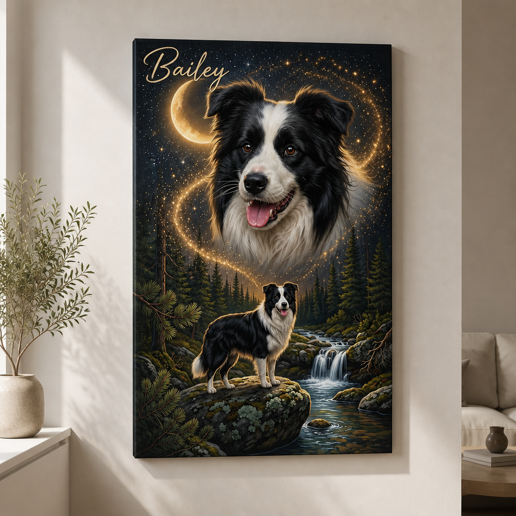 Enchanted Woodland Custom Pet Portrait Canvas - Personalized Canvas 0b40020e-4365-440a-b4d6-bc1fd31651ae.png