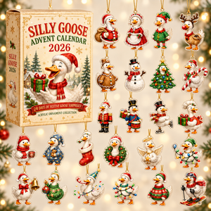 Silly Goose Christmas Advent Calendar 2026 - 24-Day Festive Countdown, Acrylic Charms Blind Box - Gift For Family & Friends 0b46eca5-0fcf-451f-a046-fd499a000402-goose-box-charms.png