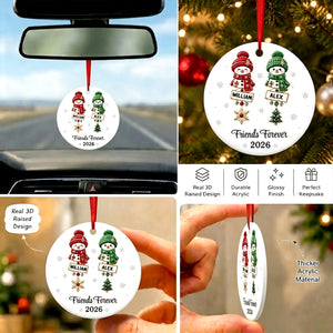 Bestie Forever Christmas Snowman Style - Real 3D Raised Ornament 0b4f7938-d6c1-4793-a6b5-55c7b0df3f03-Banner-5.jpg