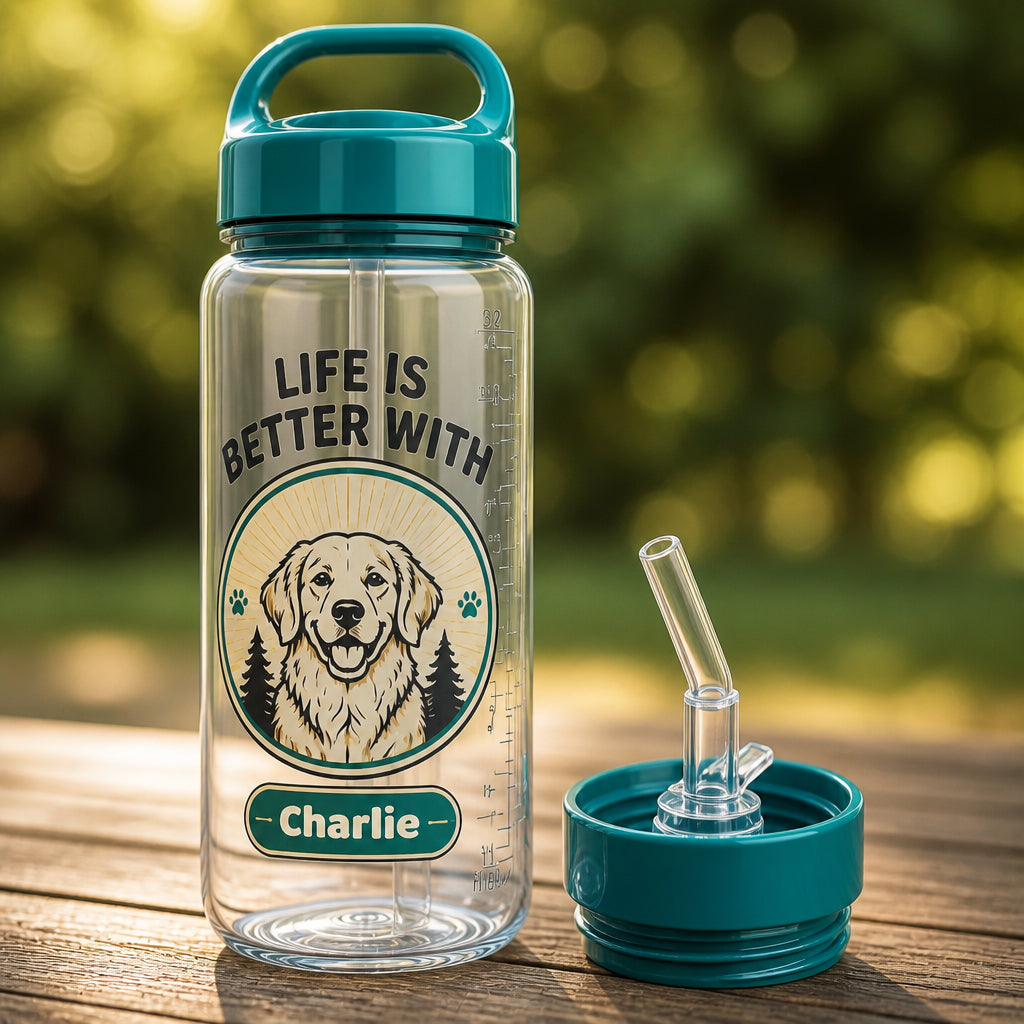 Life Is Better With – Pet Name Water Tracker Bottle - Personalized Water Tracker Bottle 0b66b244-44ed-4c5d-a949-60148b2c6129.jpg
