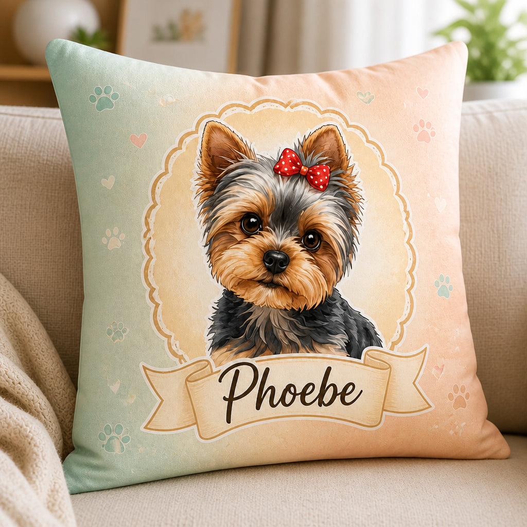 Custom Pet Portrait Pillow – Upload Photo, Hand‑Drawn Style with Name Accent - Personalized Pillow 0b77d00e-3015-483f-89d8-a78ea90088f0.jpg