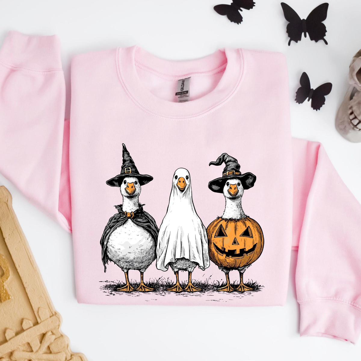 Funny Halloween Goose Sweatshirt, Spooky Season Unisex Pullover, Ghost Pumpkin Duck Fall Shirt, Halloween Gift Tee, Woman Halloween Sweatshirt 0b806eac-ea01-45b3-93ae-9588e0cc578e-4.png