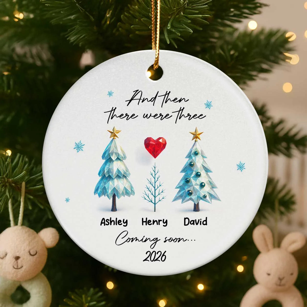 Personalized Pregnancy Announcement Ornament 2026, Custom Family of 3 Christmas Ornament, 0ba67872-71f7-4236-8f9d-b069d73bc011-88WJLW2zvx__web1.webp