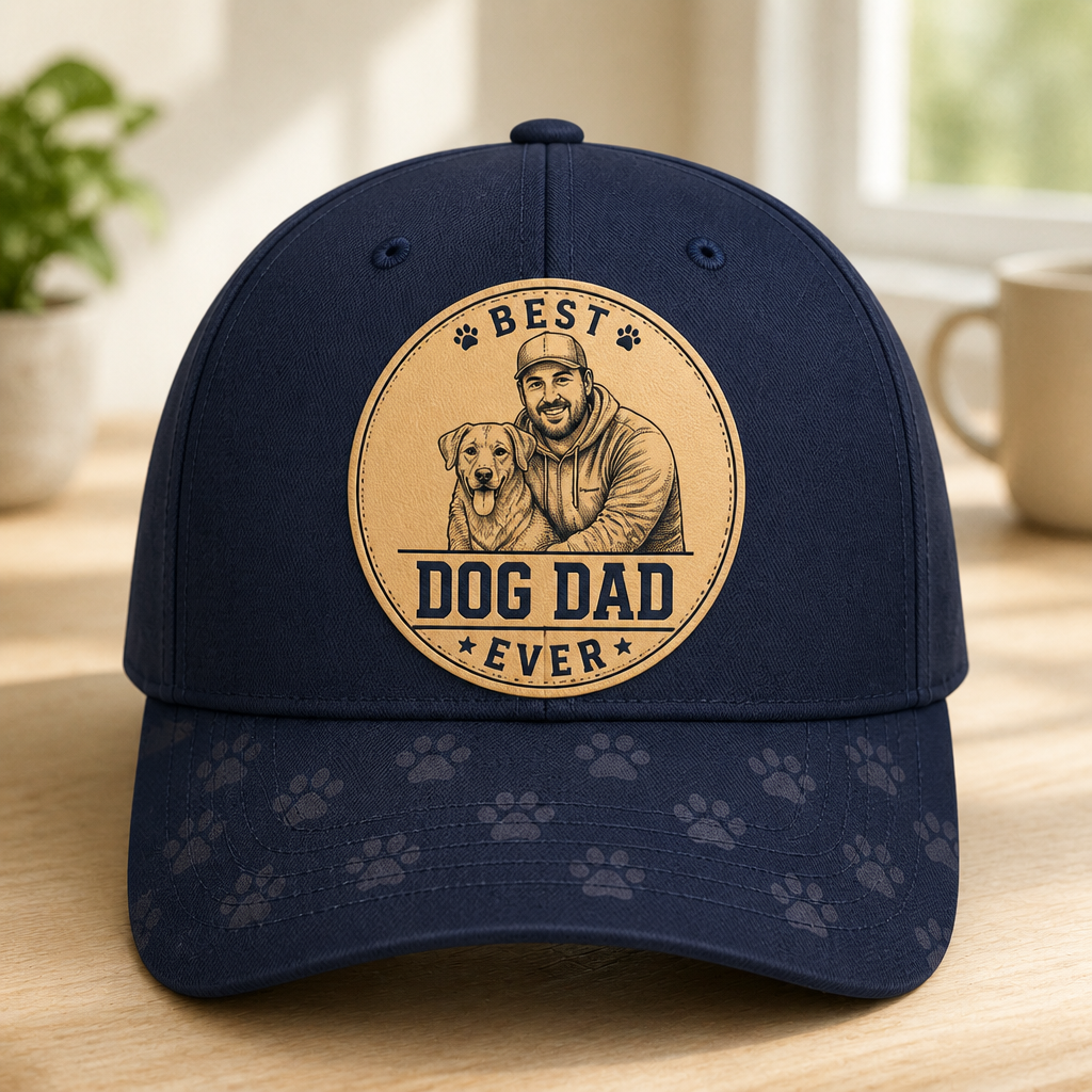 Best Dog Dad Ever — Custom Photo Sketch Cap - Personalized Printed Cap 0bc06da3-78e6-4439-81b8-0f8e7a1b24bd.png
