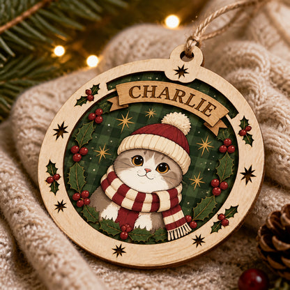 Personalized Cat Name Layered Wood Ornament – Cozy Scarf Edition - Personalized 3-Layered Wood Ornament 0bd97fb5-1bd0-4b6c-9672-ffb8d9d54e3a.jpg