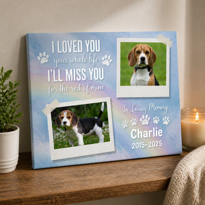 Pet Memorial Canvas – I Loved You, I’ll Miss You – 2 Photos, Name & Years - Personalized Canvas 0bdde270-d124-4960-aa18-9198e931d187.jpg
