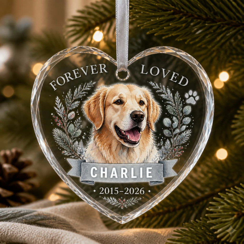 Forever Loved Pet Portrait Crystal Ornament - Personalized Crystal Ornament 0be6dd4b-5153-4784-9dce-97ee4d5232c4.jpg