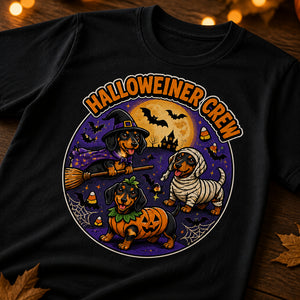 Halloweiner Crew Dachshund Tee - T-shirt 0be71134-1fed-4c21-b62b-8286e0e137ee.jpg