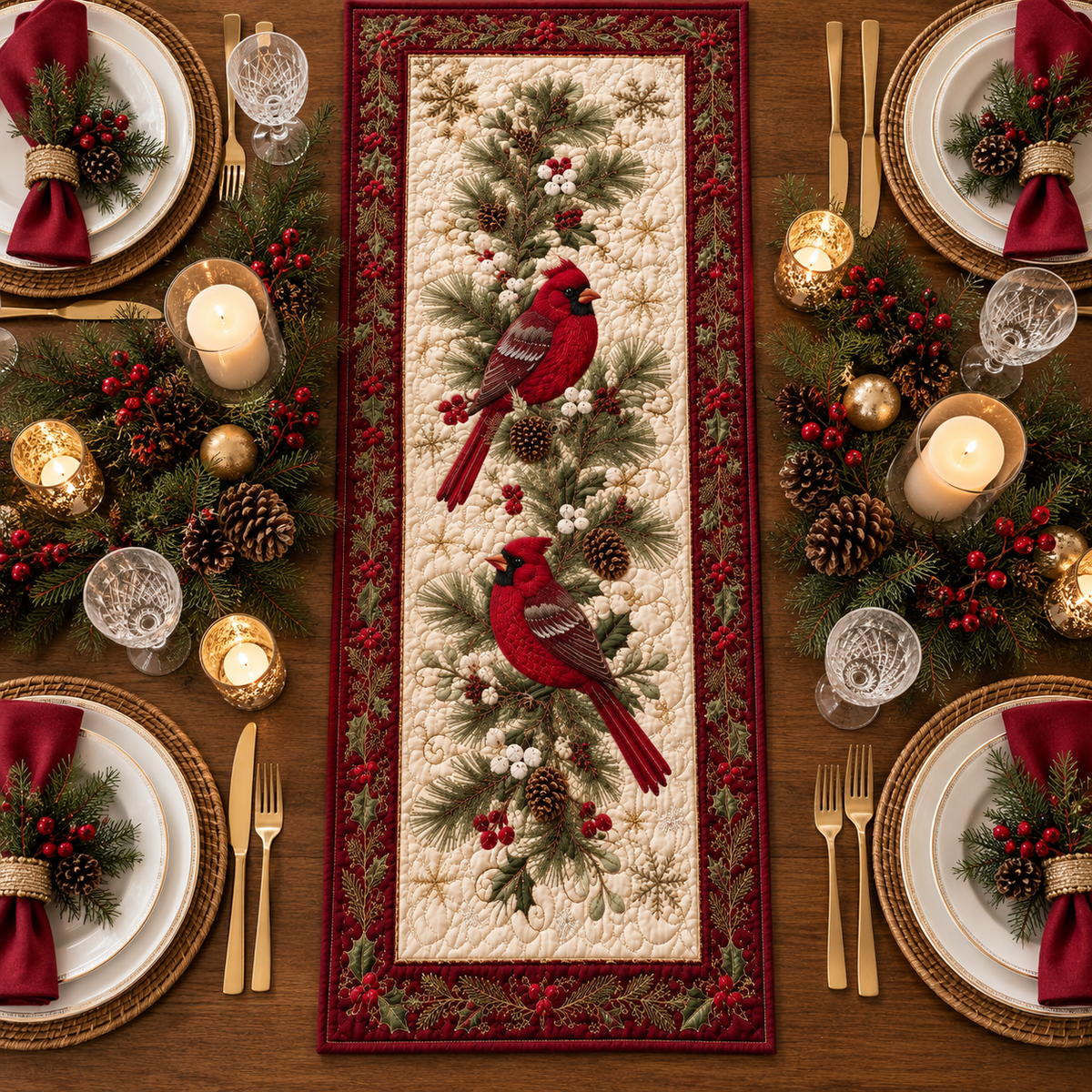 Quilted Red Cardinal Christmas Table Runner, Winter Pine Berry Decor 0bf57f1a-c8b7-48d6-9579-983e9560abb1-c20252e8-e304-4e04-ab7f-49c4b5396816.png