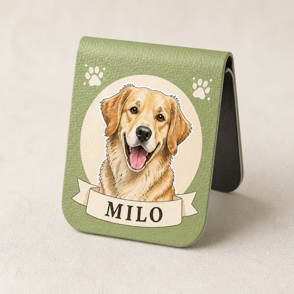Custom Pet Portrait Magnetic Leather Bookmark - Personalized Magnetic Leather Bookmark 0c1fa129-b03c-49d4-a47a-e5532cd3501f.jpg