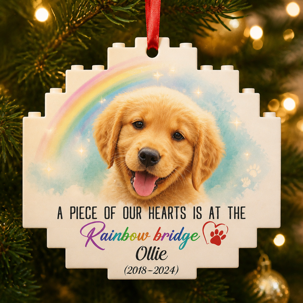 Rainbow Bridge Pet Memorial Photo Ornament - Personalized Shape Ornament 0c24d30b-d626-402a-b67f-428216b6b5f2.png