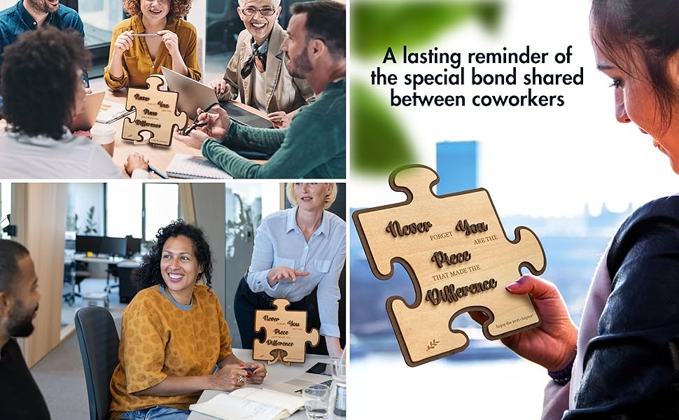 Gifts for Coworkers Men - Goodbye Gifts for Coworkers Women, Boss Farewell Gift Ideas Retirement Plaque for Teacher, Going Away Present for Coworkers Leaving for New Job