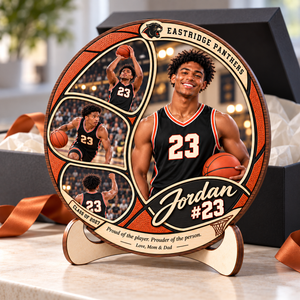 Personalized Basketball Photo Collage Plaque with Stand – Christmas Gift for Basketball Players, Senior Night & Graduation Keepsake 0c3d9ed0-2f62-4768-ad6c-260f100750f4-Gift-ready-walnut-basketball-photo-plaque-2.png
