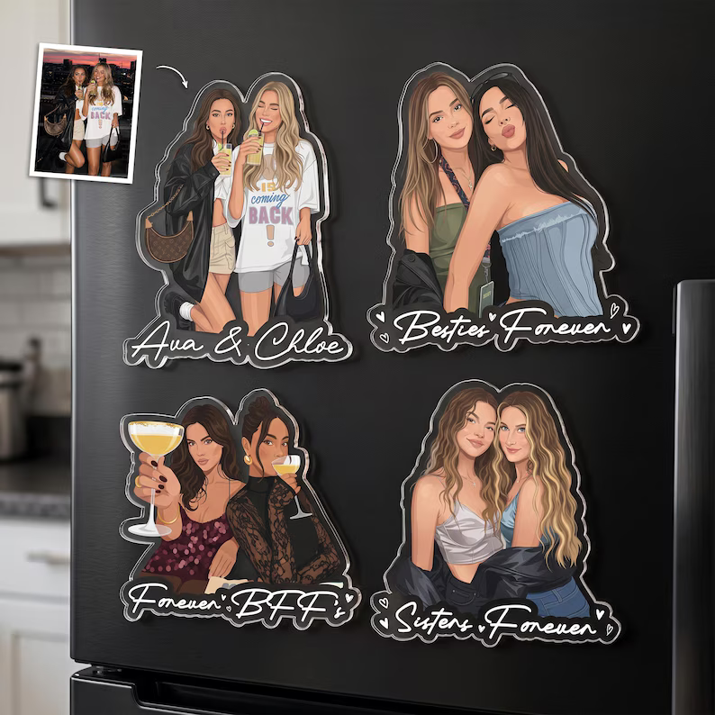 Personalized Photo Portrait Besties Fridge Magnet, Besties Forever Photo Magnet, Friendship Thank You Gift,Birthday Gift 0c453d78-d638-4c54-8a25-24c738125647-il_794xN.8292774045_dsji_converted.png