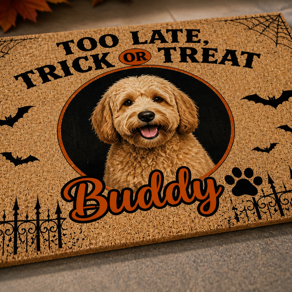 Halloween Trick or Treat Pet Photo Doormat - Personalized Doormat 0c74f1e2-a0d1-4571-9e4c-35a3dd25b15f.jpg