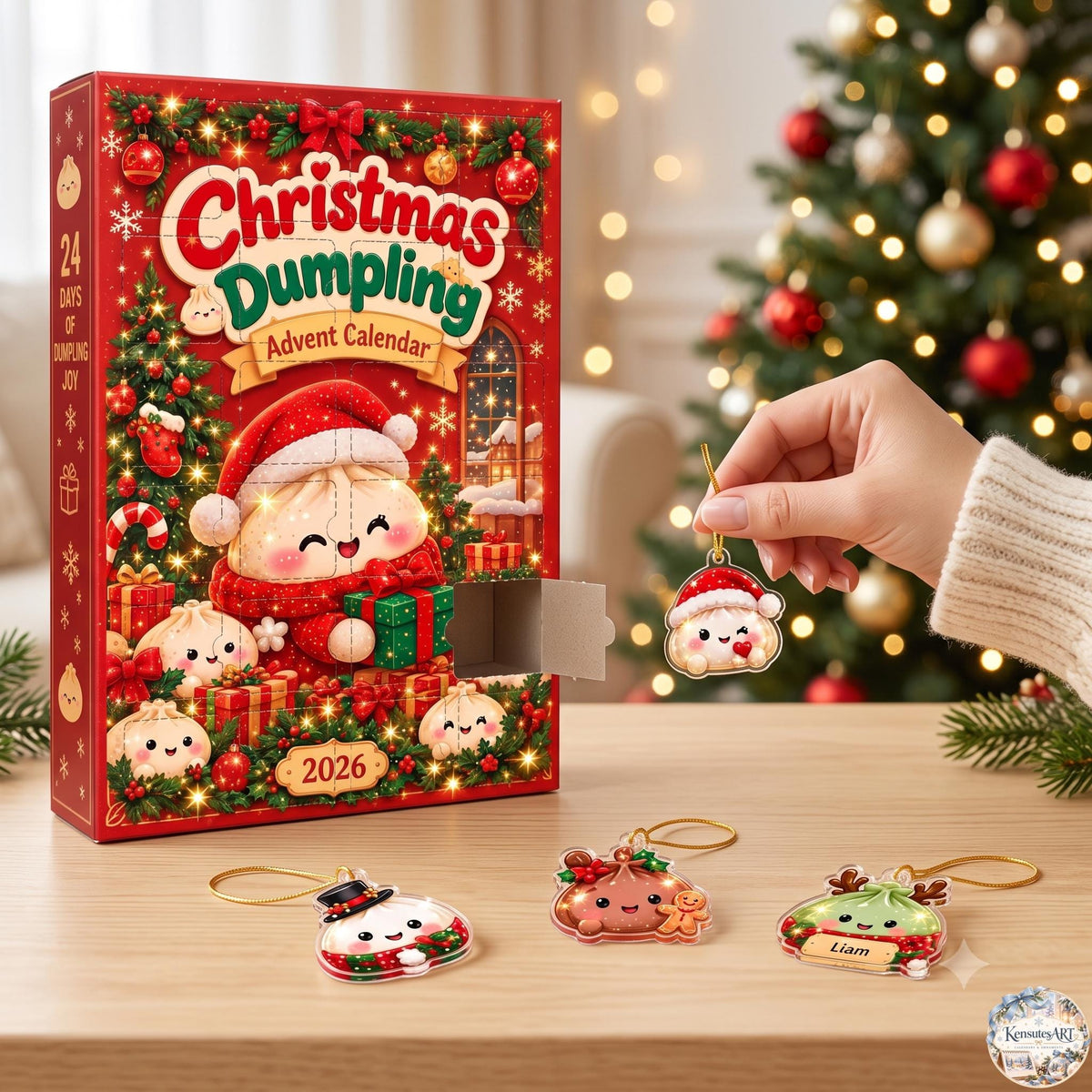 Dumpling Squishy Advent Calendar 2026 | 24 Day Christmas Countdown with Personalized 2D Ornament 0c999eff-893e-4074-a647-d4bcfd7f2c31-il_fullxfull.8624345941_thmr.jpg