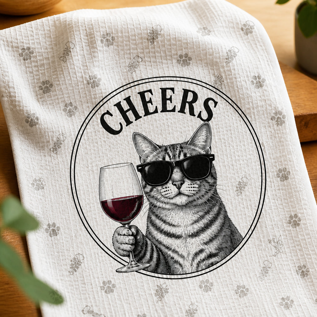 Custom Pet Cheers Wine Kitchen Towel - Personalized Kitchen Towel 0ca3fc67-6709-4c0b-94f4-b93673acf506.jpg