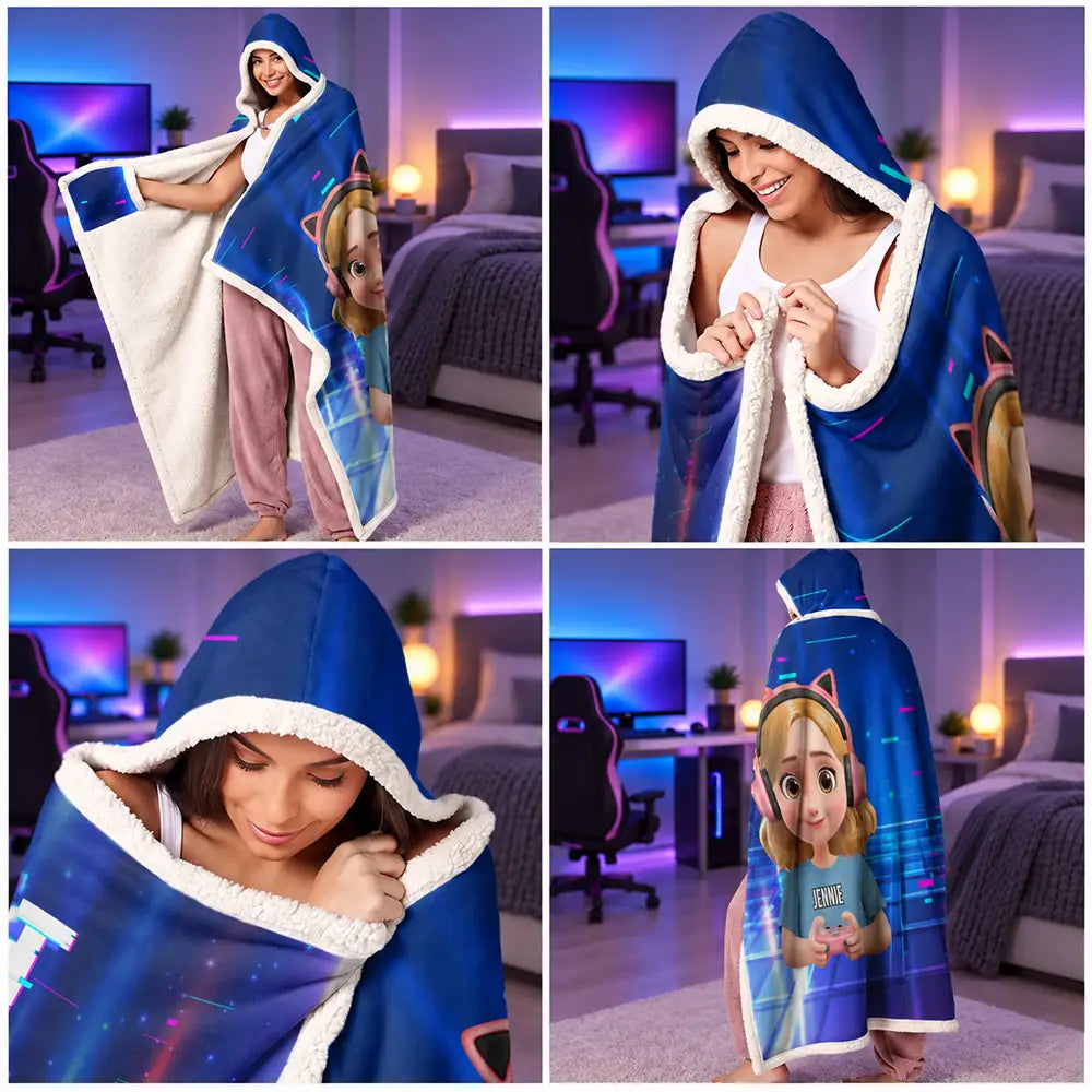 I Am Gaming Do Not Disturb 3D Effect Gamer - Personalized Wearable Hooded Blanket 0cab0914-9fbd-4270-b91d-3f48036a9655-MK_8.jfif