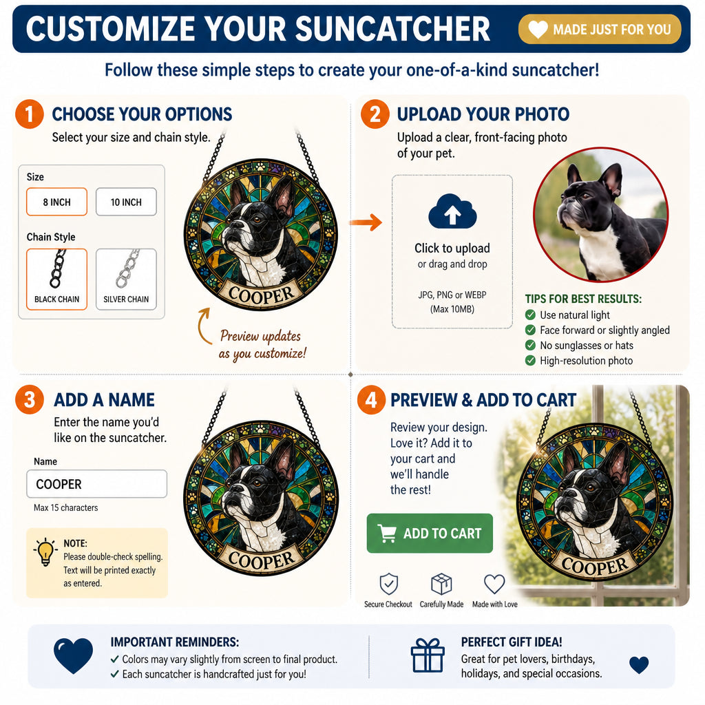 Custom Stained-Glass Pet Portrait Suncatcher – Round - Personalized Suncatcher Stained Glass 0caca89e-0468-47d9-8d85-c70090ac9c26.jpg