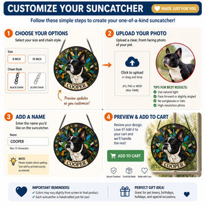 Custom Stained-Glass Pet Portrait Suncatcher – Round - Personalized Suncatcher Stained Glass 0caca89e-0468-47d9-8d85-c70090ac9c26.jpg