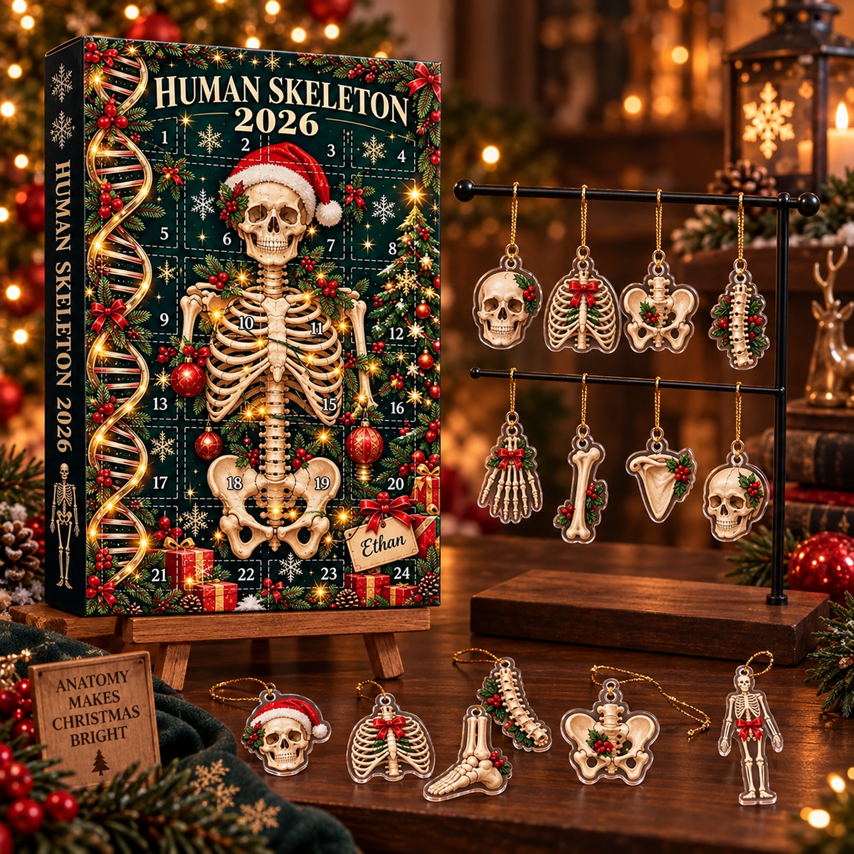 Human Skeleton Advent Calendar 2026, Anatomy Christmas Countdown Box, 24 Bone Ornaments, Medical Science Holiday Decor, Student Gift 2026 0cb14693-2a2a-434d-91f9-3d50b537e0c7-16c3de7a-f9c9-445a-ab41-6297aac3919c.png