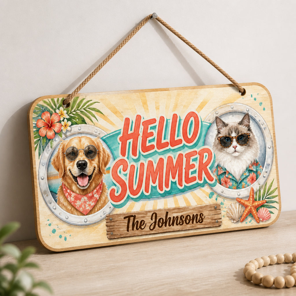 Hello Summer Pet Portrait Wood Sign - Personalized Wood Sign 0ccd00a1-6695-4f06-bf60-e31d7672e57a.jpg