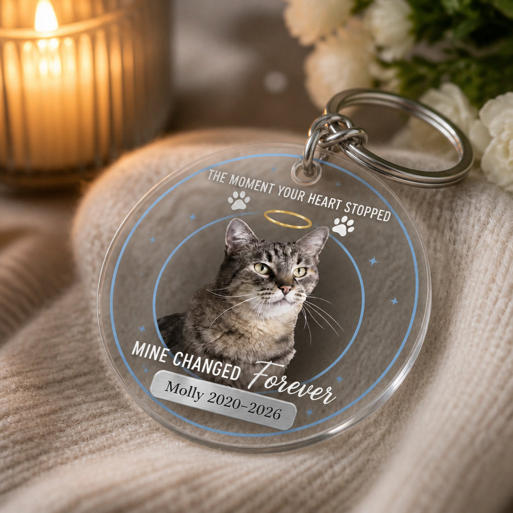 Pet Memorial Photo Keychain – The Moment Your Heart Stopped - Personalized Acrylic Keychain 0cdb4678-8764-4d36-9bc1-a663b32519d4.jpg
