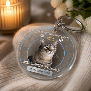 Pet Memorial Photo Keychain – The Moment Your Heart Stopped - Personalized Acrylic Keychain 0cdb4678-8764-4d36-9bc1-a663b32519d4.jpg