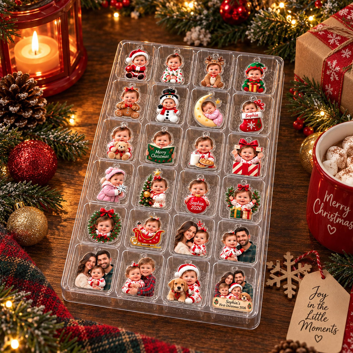 Personalized Baby's First Christmas Advent Calendar 2026, 24 Acrylic Photo Ornaments, Custom Newborn Gift, Baby Christmas Countdown Keepsake 0d0cde6d-cb56-4a52-8475-ed8efee6224c-il_fullxfull.8572938101_oy0f.jpg