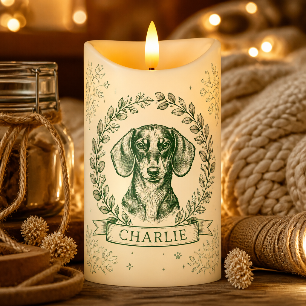 Custom Pet Portrait Botanical LED Candle - Personalized Custom Led Flameless Candle 0d39a84a-6015-4a14-b372-7889b4f94f24.png