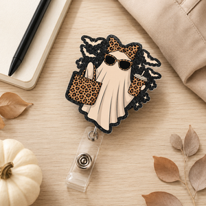 Boo-Jee Ghost Badge Reel, Halloween Badge Holder, Cute Nurse Badge Reel, Teacher ID Clip, Funny Spooky Work Gift for Fall Season. 0d4035cc-cbfa-4bd6-8199-1c16c91155dc-banner-1.png