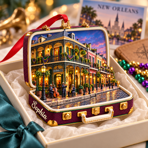 Personalized 3D French Quarter Suitcase Christmas Ornament – New Orleans USA Travel Souvenir & Gift for New Orleans Lovers 0d7f6b02-30fc-435f-93bb-2572ca01ef16-French-Quarter-Jazz-Suitcase-Ornament-3.png