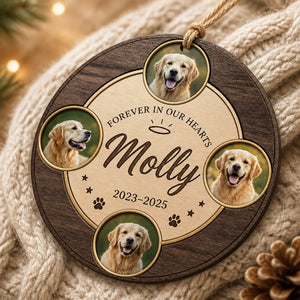 Forever In Our Hearts Pet Memorial Photo Ornament - Personalized 3-Layered Wood Ornament 0d9a8408-334b-4414-a810-69ae3fe2d1e7.jpg