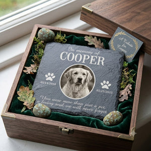 In Loving Memory - Cemetery Decorations for Grave, Cat Memorial Gifts, Gifts for Cat Lovers, Dog Memorial Stone