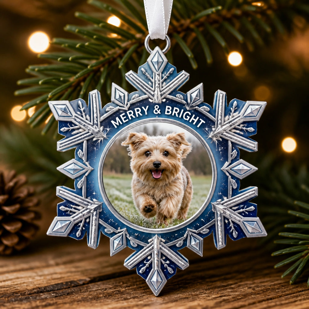 Frosted Silver Snowflake Photo Ornament — Personalized Pet/Family Picture - Personalized Ornament 0dd97e15-d4be-4a02-83be-ef27d451c470.jpg