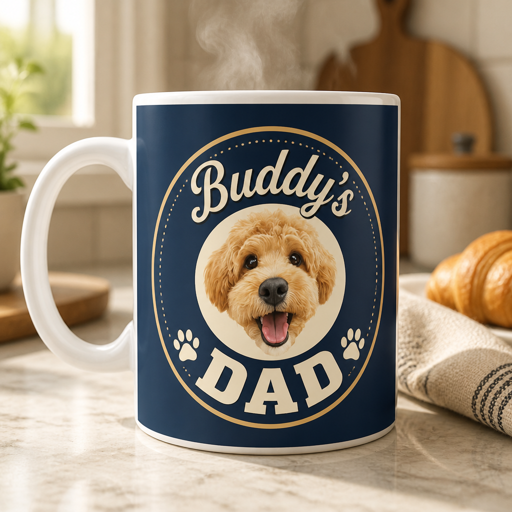 Personalized Pet Photo Mug – [Pet Name]’s Dad - Personalized Mug 0deb5848-33fe-48d5-acd7-5d4a2df5c4ab.png