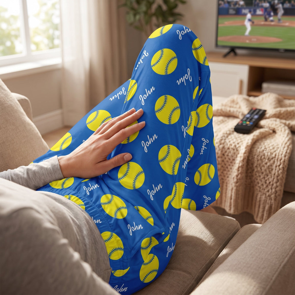 Life Is Better With Baseball - Personalized Pajama Pants, Gift For Baseball Lovers, Baseball Pajama Gift 0e1758f3-c9a1-437e-9a54-8d12066ccf52-workspace_quick_mockup_task_12687582-1a64-4d92-8dc2-15f71b230e12_variant_2_human_2.jpg
