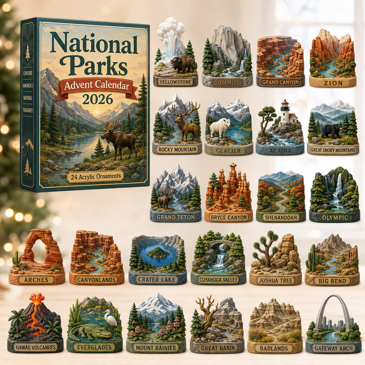 ational Parks Advent Calendar 2026 - 24-Day Festive Countdown, Acrylic Charms Blind Box - Gift For Family & Friends 0e18d39e-e397-430b-81f2-c3ab55c554a1-national-parks.jpg