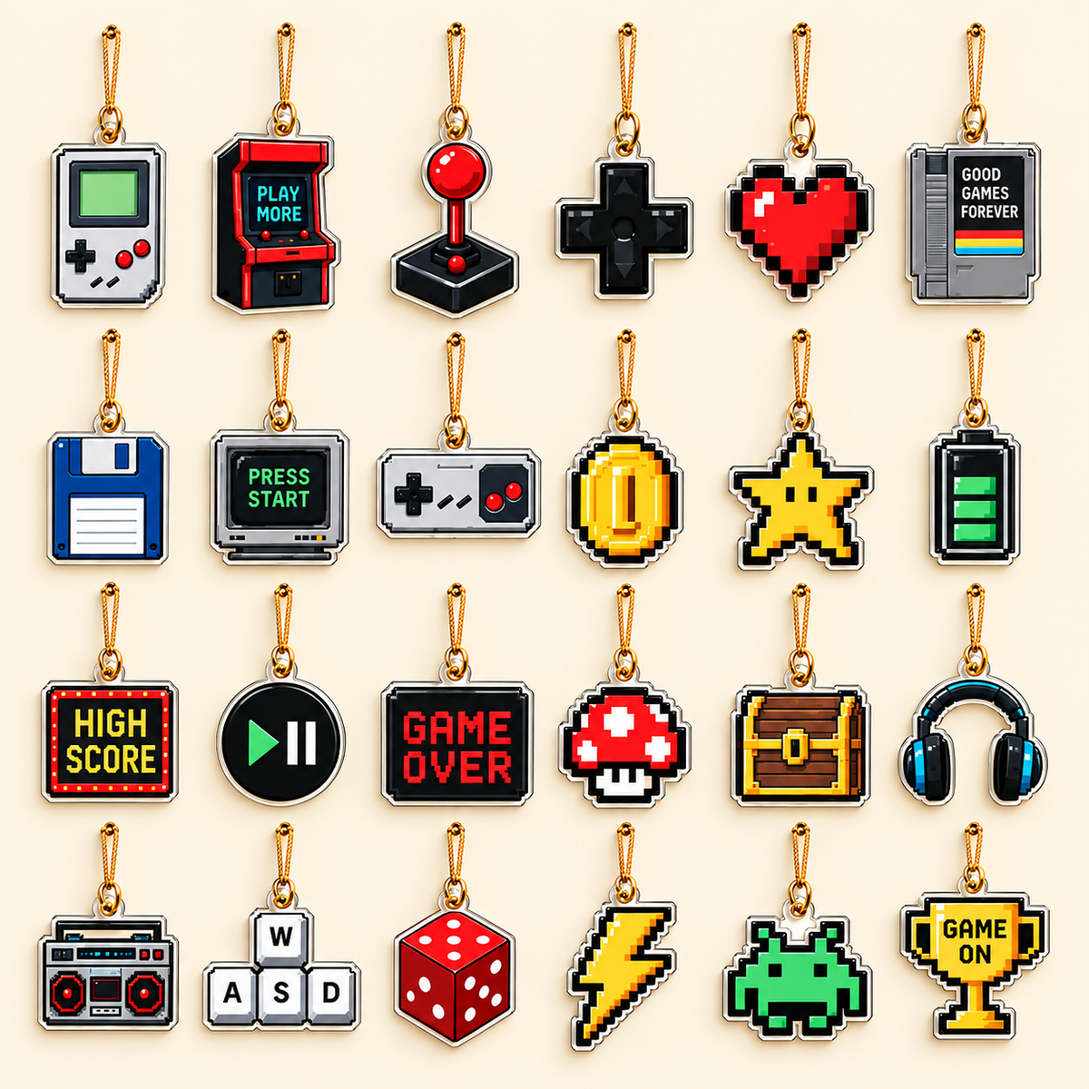 Old School Gamer Advent Calendar – 24 Mini Acrylic Gaming Ornaments, Retro Video Game Christmas Countdown Gift For Gamers 0e1a069a-d424-46e3-a881-71cfade10629--2.png